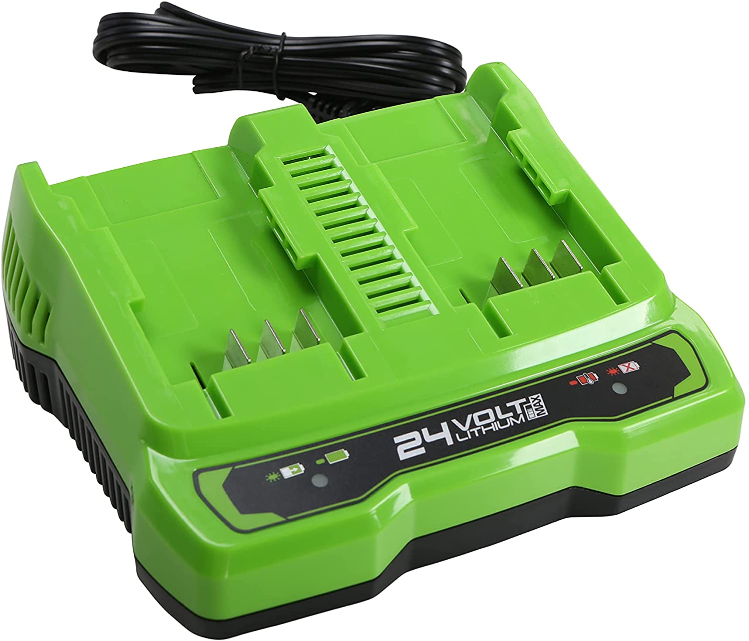 Batterilader Greenworks G24X2UC2; 24 V