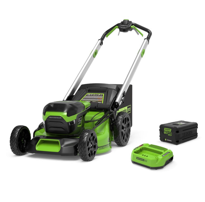 Gressklipper selvgående Greenworks GD60LM46SPK4; 60 V; 1x4,0 Ah batt.