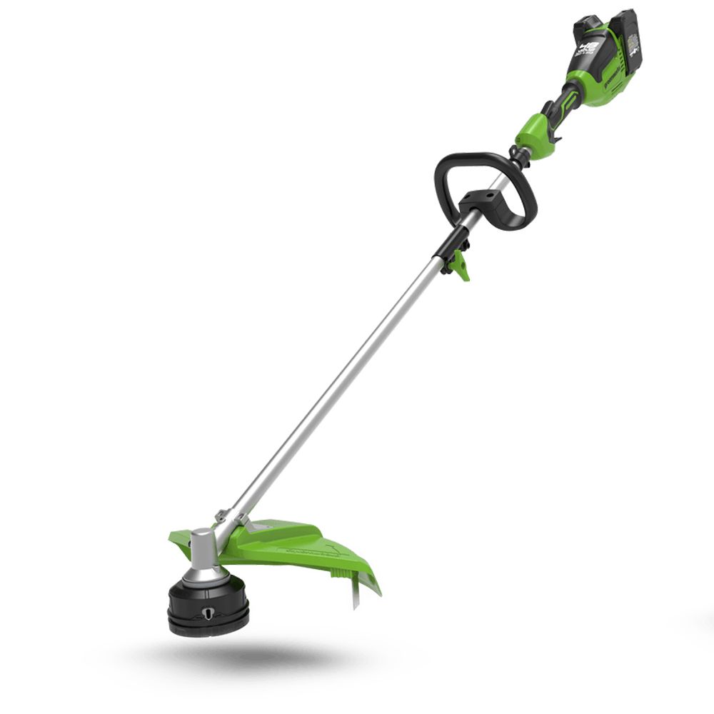 Gresstrimmer Greenworks GD24X2TX; 2x24 V (uten batteri og lader)