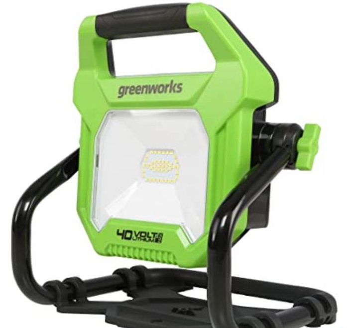 Lykt Greenworks G40WL; 40 V (uten batteri og lader)