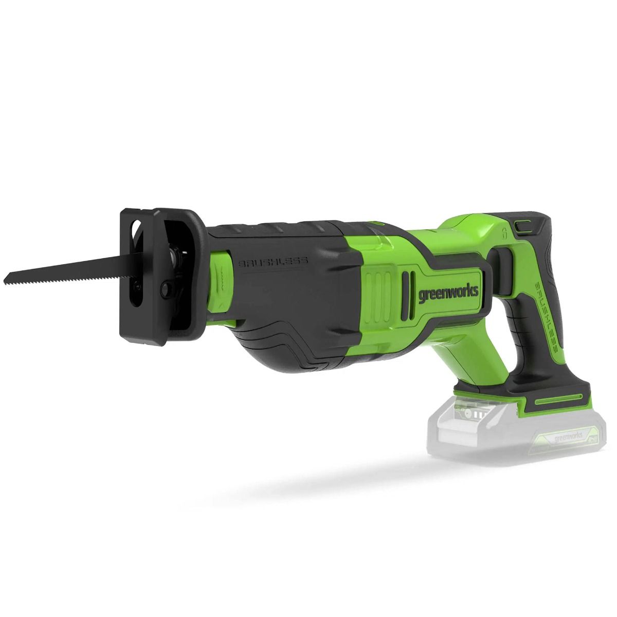 Batteridrevet tigersag Greenworks GD24RS; 24 V (uten batteri og lader)