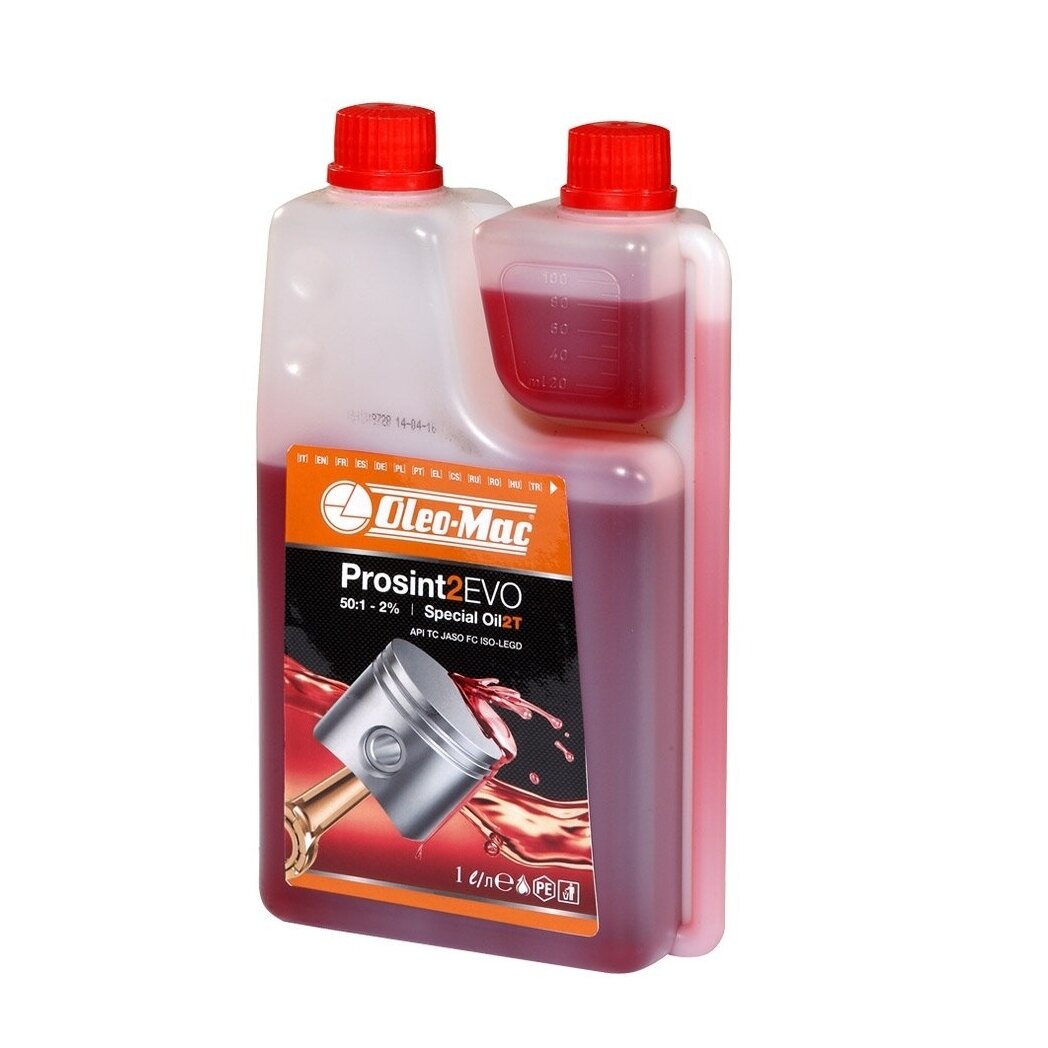 Olje til brenselsblanding for totaktsmotorer Oleo-Mac 001001407A; 1 l (med fordeler)