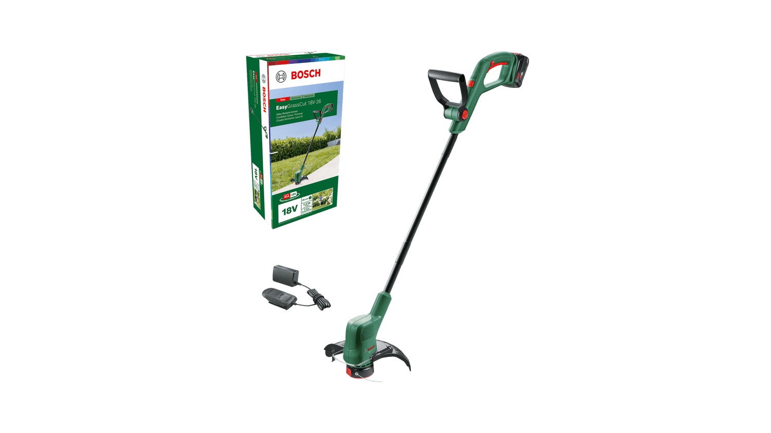 Gresstrimmer Bosch Easy GrassCut 18V-26; 18 V; 1x2,5 Ah batt.