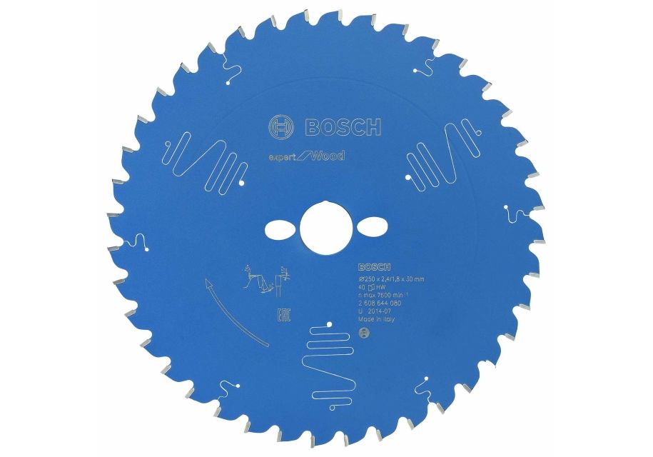 Sagblad for tre Bosch Expert for Wood 2608644080; 250x30x2,4 mm