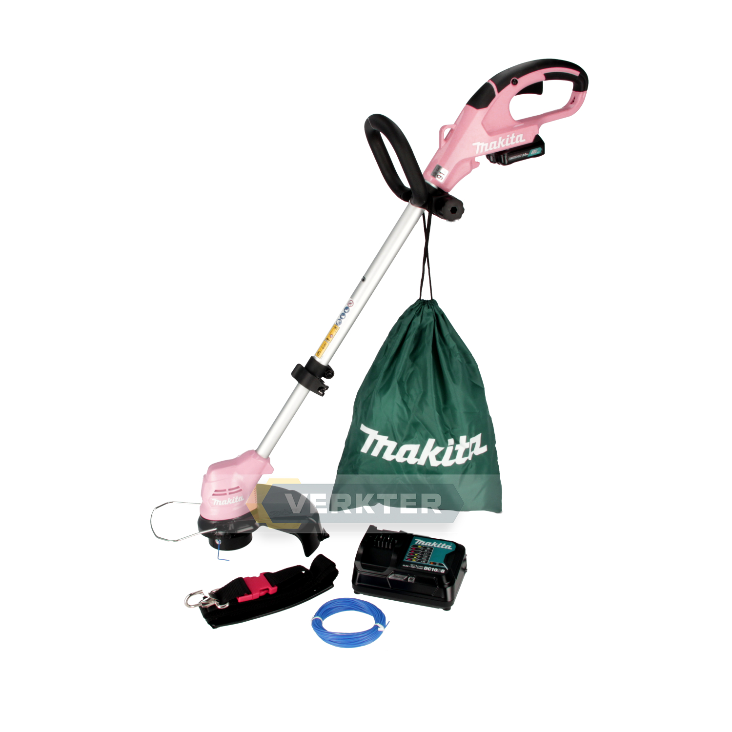 Gresstrimmer Makita UR100DSAP; 12 V; 1x2,0 Ah batt.