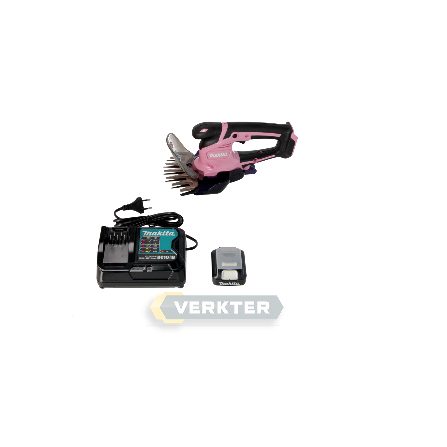 Gressaks Makita UM600DSAP; 12 V; 1x2,0 Ah; 16 cm lengde