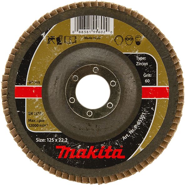 Lamellrondeller Makita P-65501; 125x22,23 mm; K60