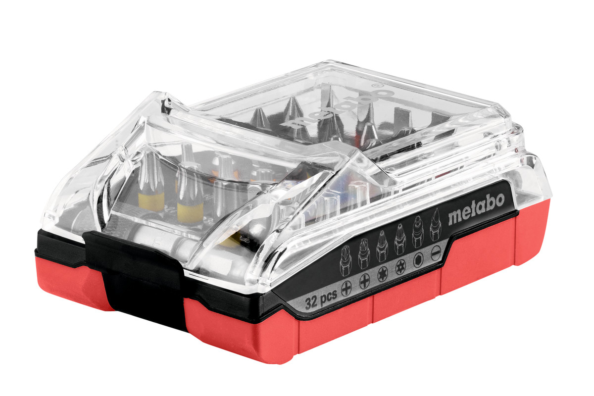 Skrutrekkersett Metabo 626696000; 32 stk