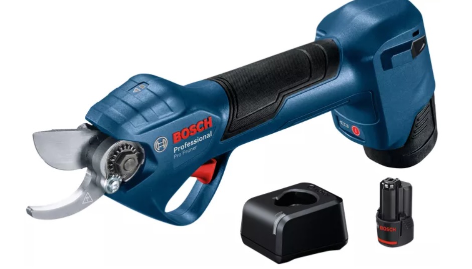 Hagesaks Bosch Pro Pruner; 12 V; 2x3,0 Ah batt.