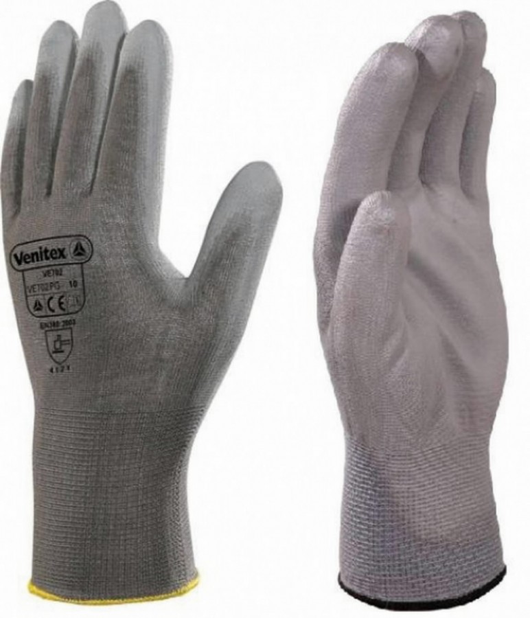 Hansker Delta Plus VE702PG10; 10 størrelse
