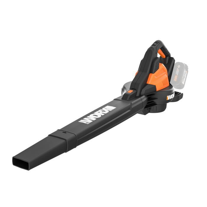 Batteridrevet løvblåser/suger Worx WG583E.9; 2x20 V (uten batteri og lader)