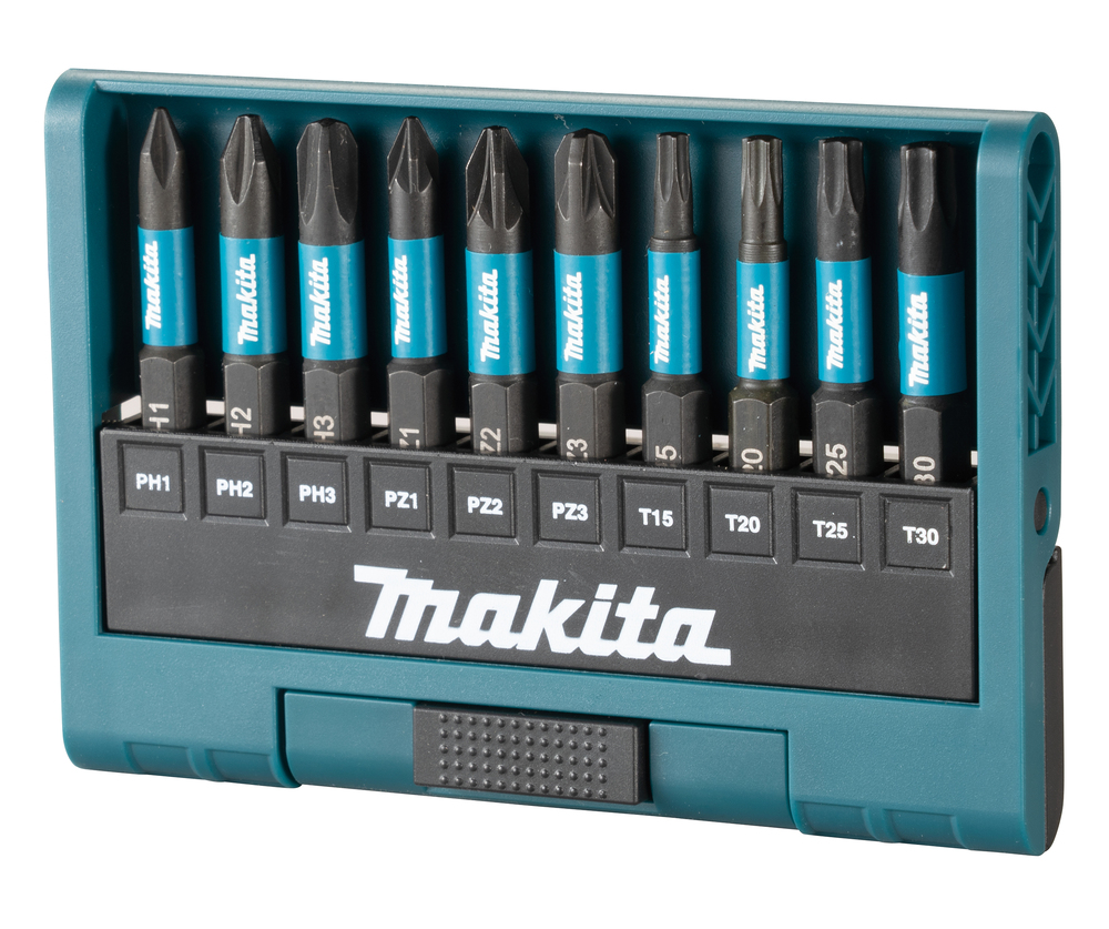 Skrutrekkersett Makita E-12011; 10 stk