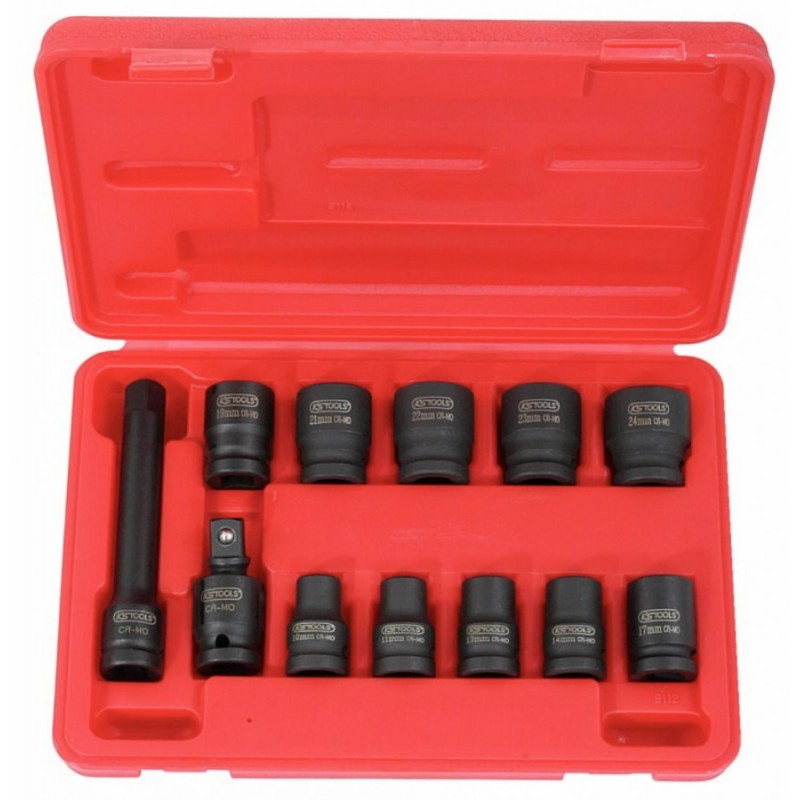 Kraftpipesett KS tools 1/2''; 12 stk