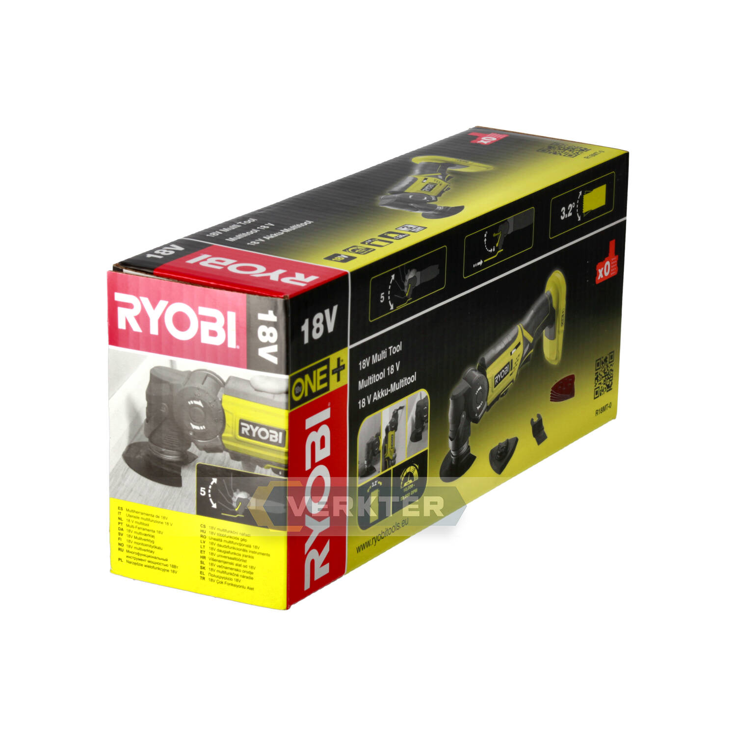 Flerfunksjonsverktøy Ryobi R18MT-0; 18 V (uten batteri og lader)