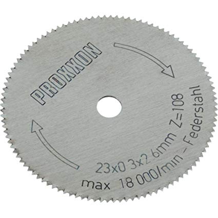 Kappeskive Proxxon; 23x0,3x2,6 mm; Z108