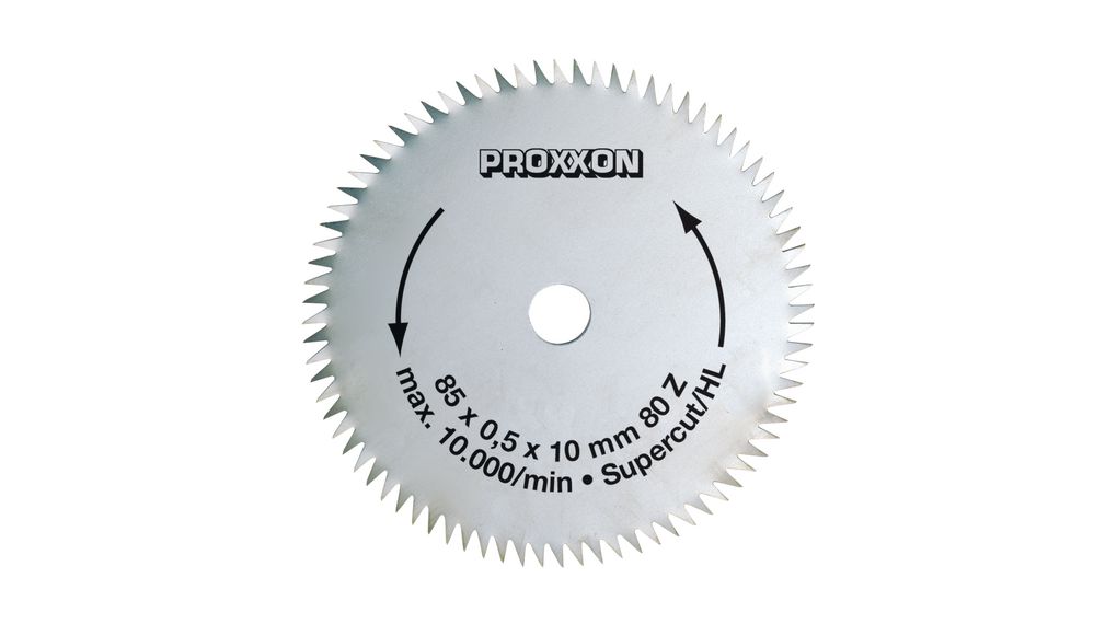 Kappeskive Proxxon; 85x0,5x10,0 mm; Z80