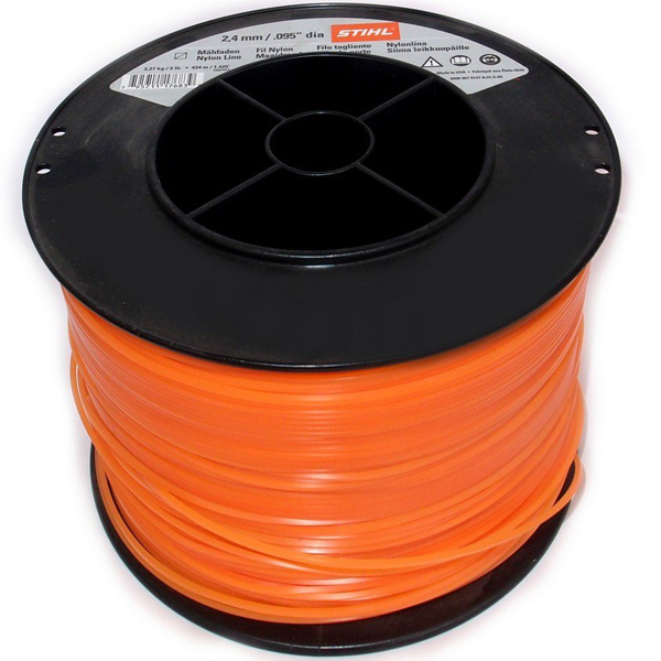 Trimmertråd Stihl; 2,4mm x 434 m firkantet