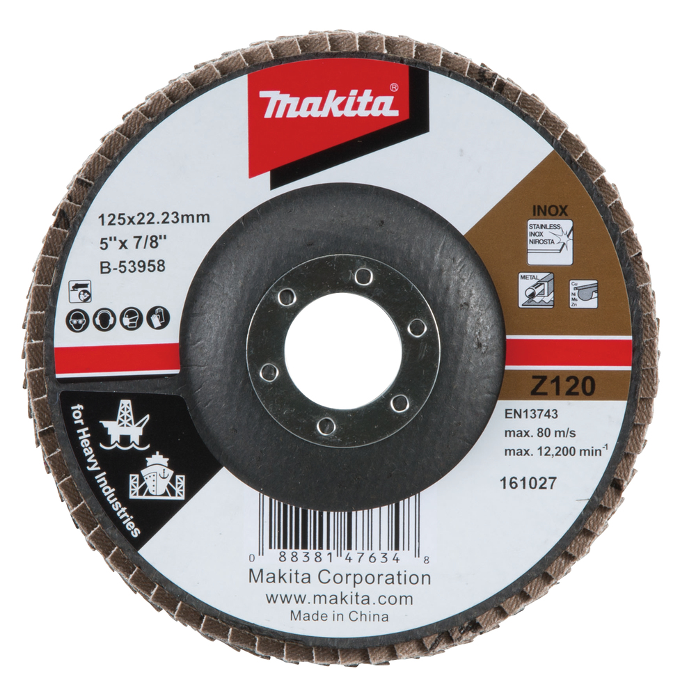 Lamellrondeller Makita B-53958; 125 mm; Z120