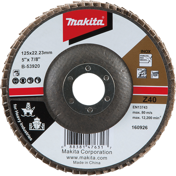 Lamellrondeller Makita B-53920; 125 mm; Z40