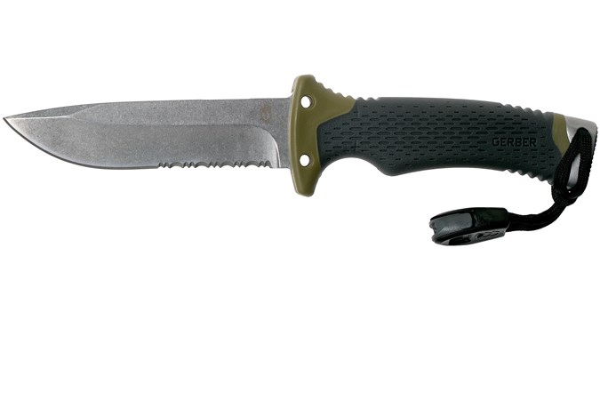 Kniv med tagget blad Gerber Ultimate Survival Fixed