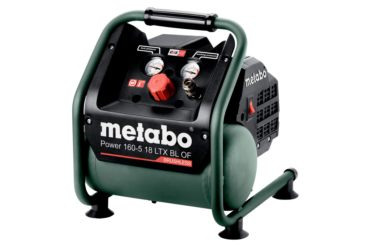 Akkumulator luftkompressor Metabo 160-5 18 LTX BL OF; 18 V (uten batteri og lader)