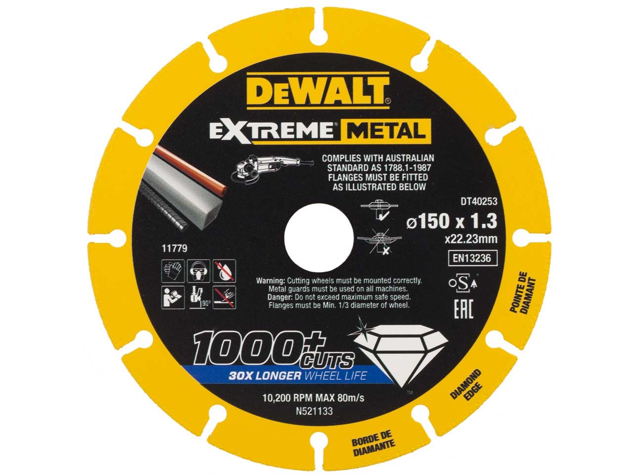 Diamantkappeskive DeWalt DT40253-QZ; 150 mm