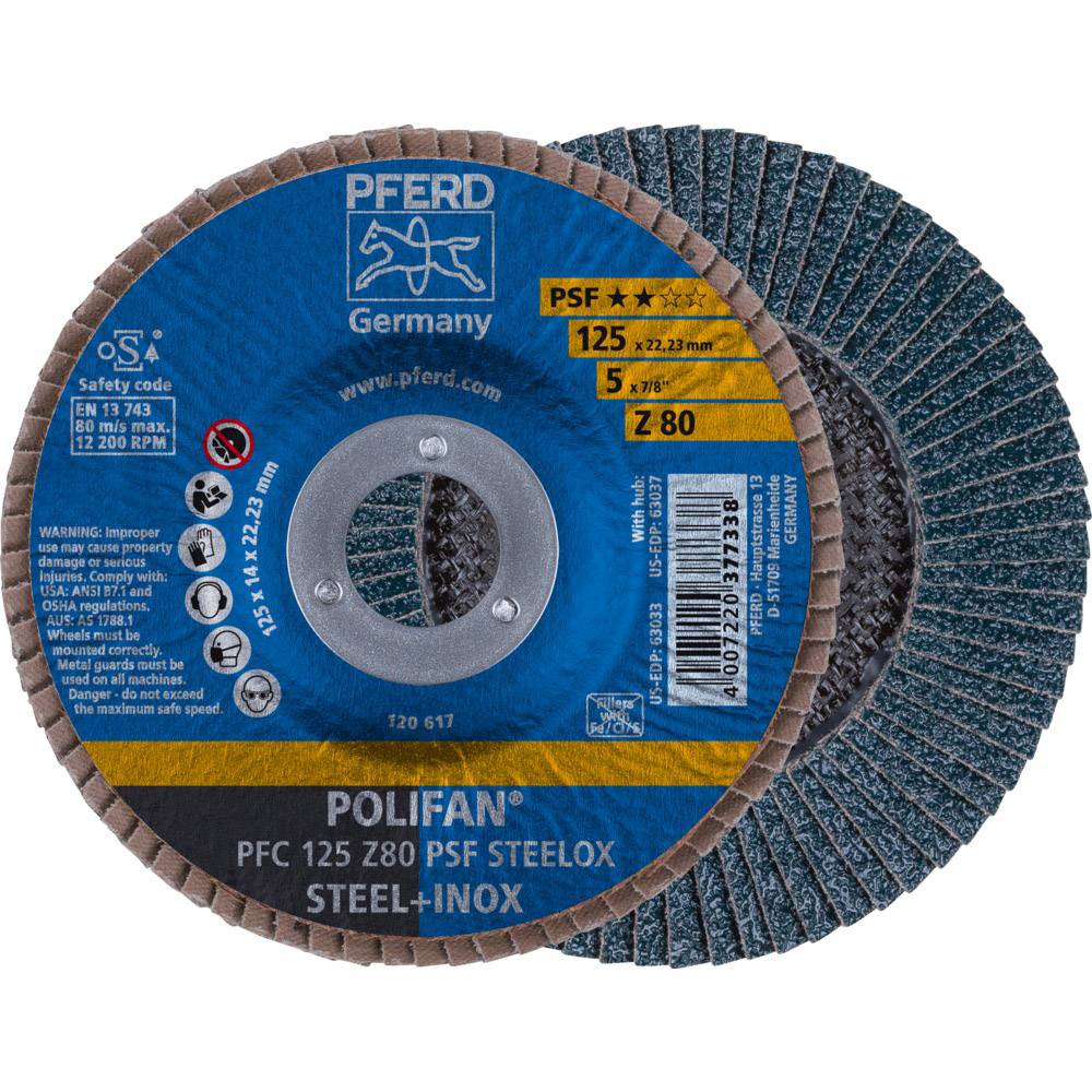 Lamellrondeller Pferd PFC125 Z PSF; 125 mm; Z80
