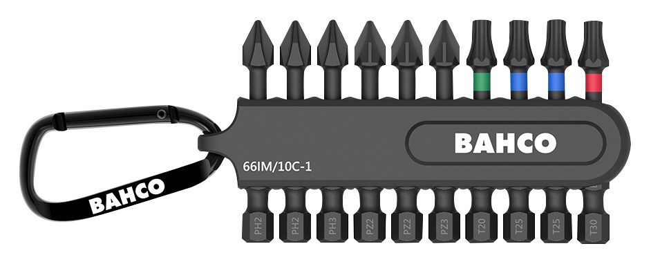 Skrutrekkersett Bahco 66IM/10C-1; 10 stk