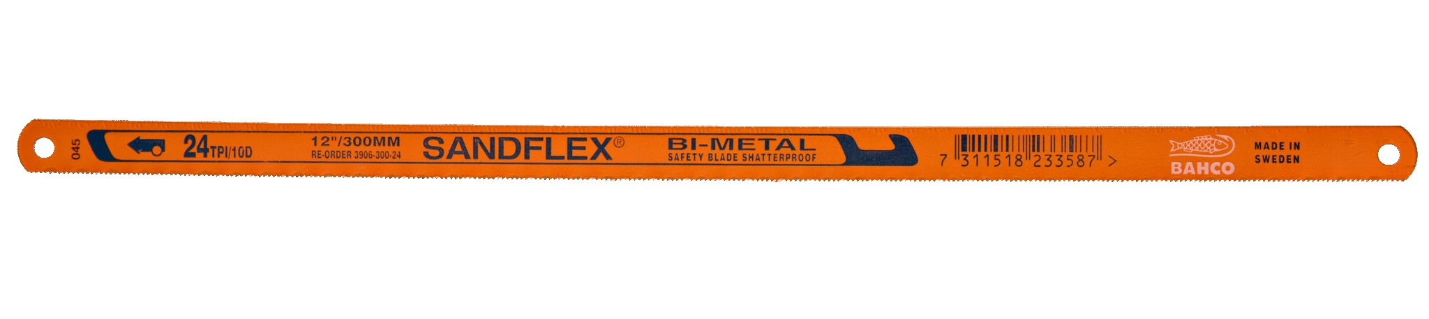 Hacksagblad Bahco Sandflex 3906-300-24-2; 300 mm; 2 stk