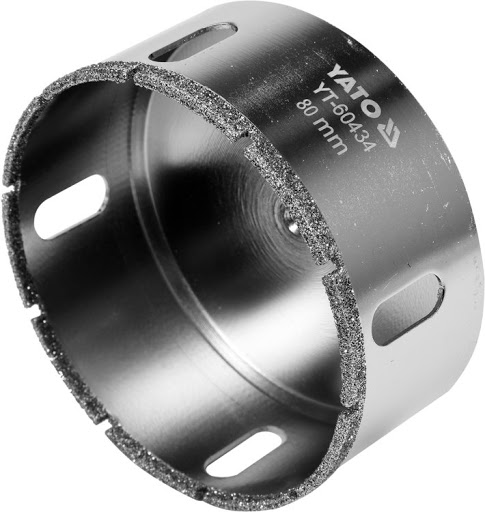 Diamantborekrone Yato YT-60434; 80 mm