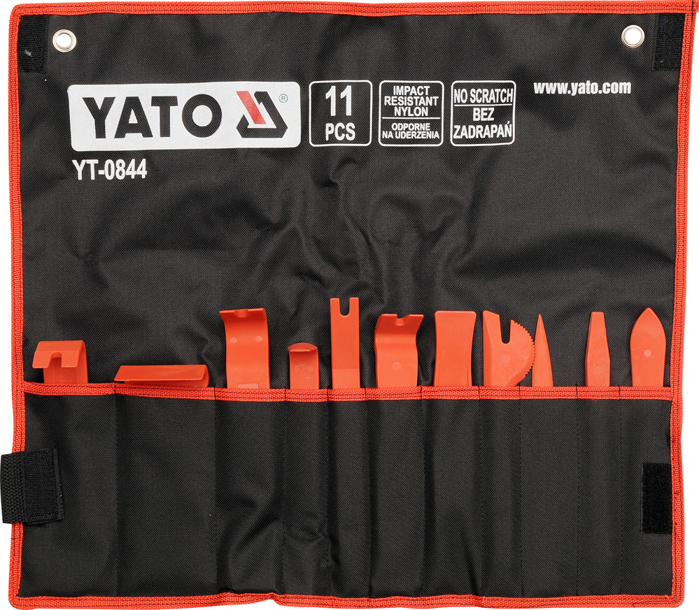 Verktøysett Yato YT-0844; 11 stk