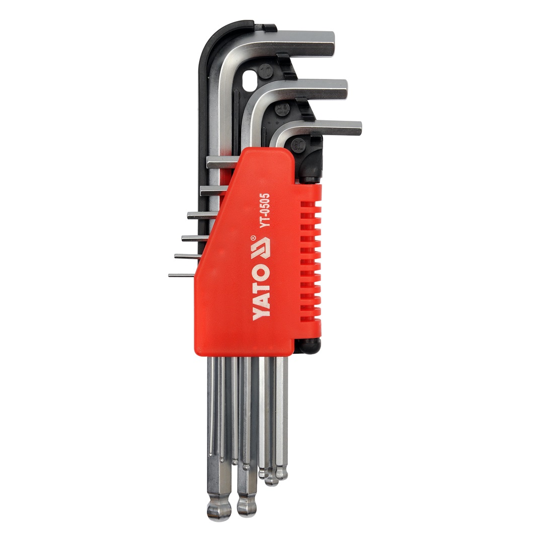 Unbrakonøkler Yato YT-0505; 1,5-10 mm; 9 stk