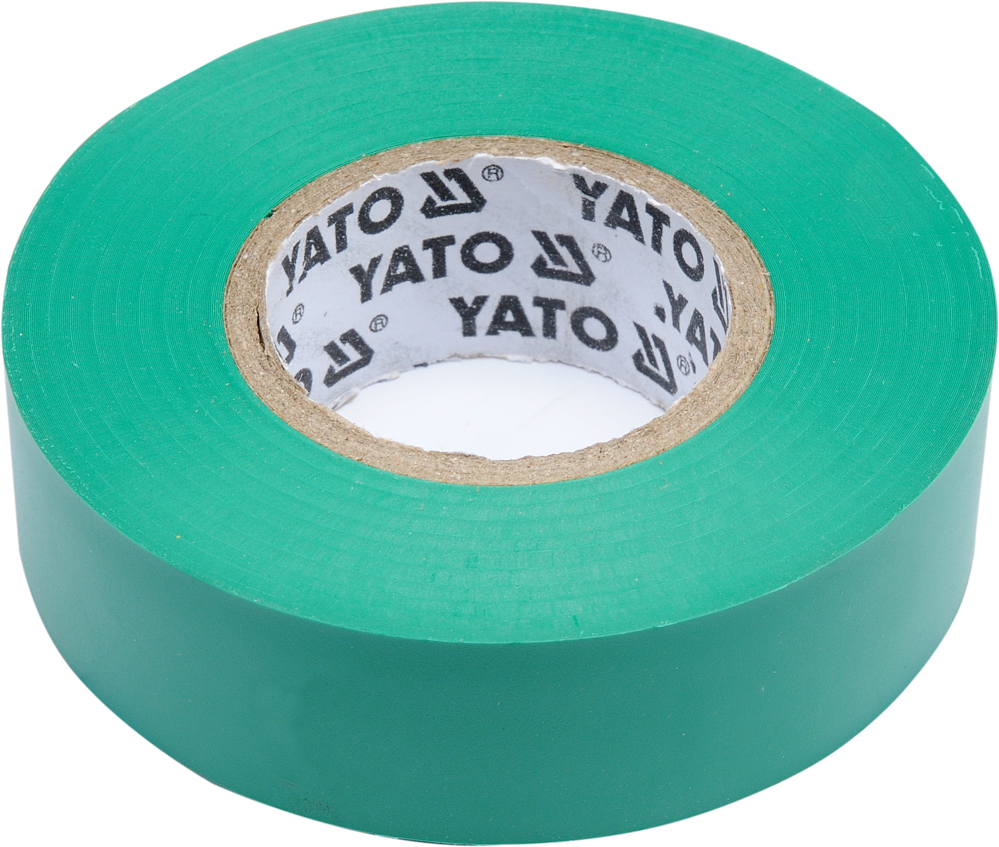 Isoleringstape Yato YT-81652; 0,13x19 mm; 20 m; grønn