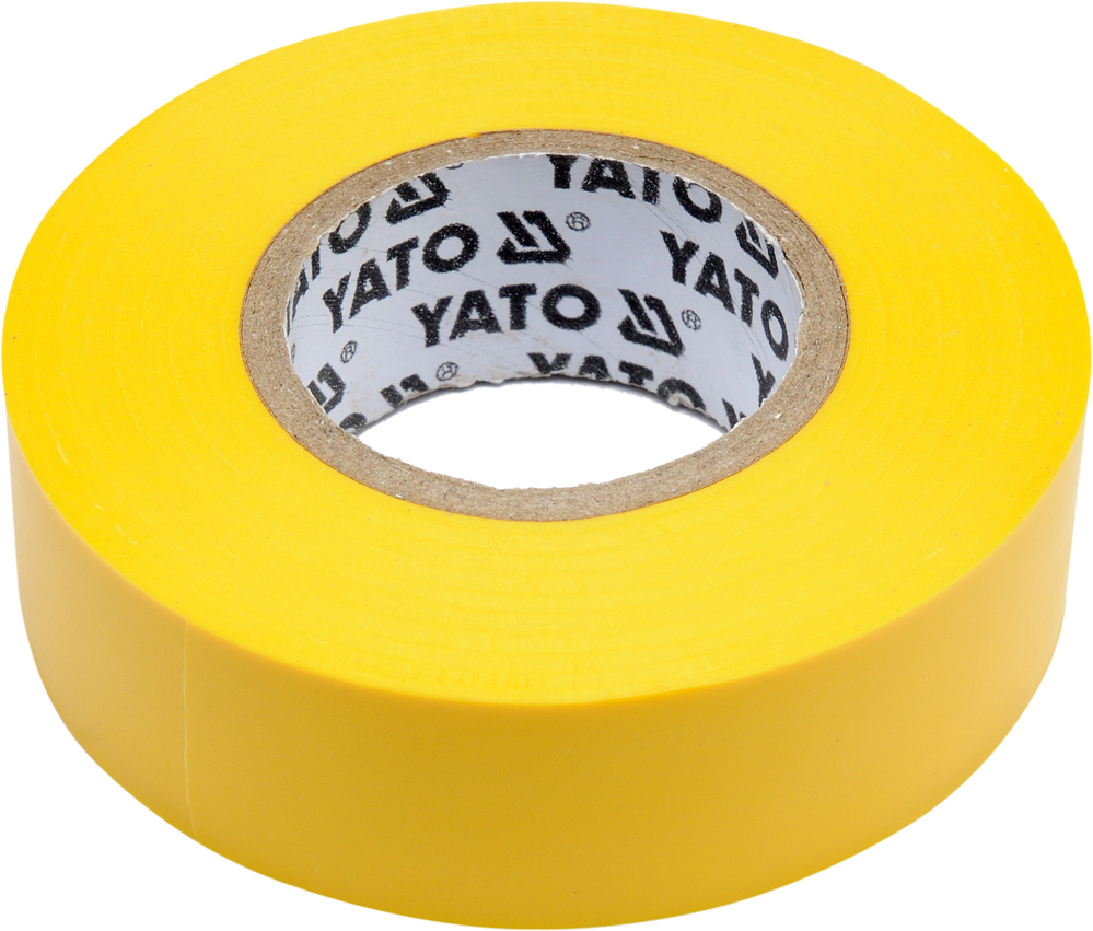 Isoleringstape Yato YT-81654; 0,13x19 mm; 20 m; gul
