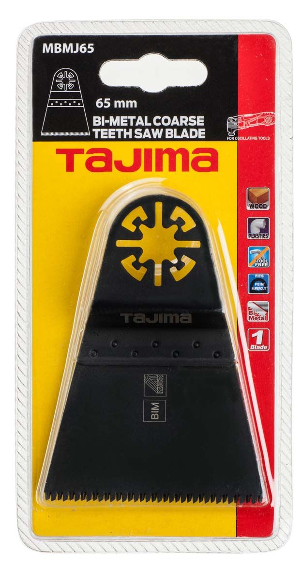 Skjærer for jevn saging Tajima Bi-Metal MBMJ65-1; 65 mm