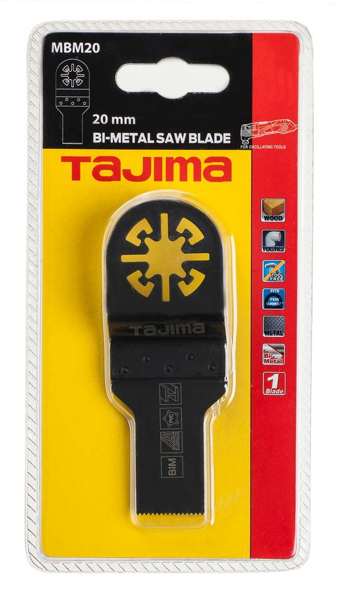 Skjærer for jevn saging Tajima Bi-Metal MBM20-1; 20 mm