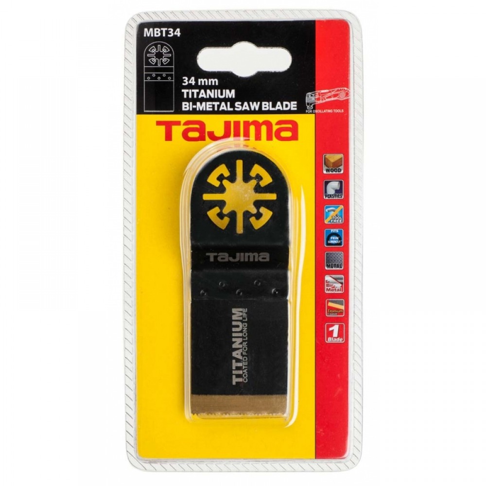 Skjærer for jevn saging Tajima Titanium MBT34-1; 34 mm
