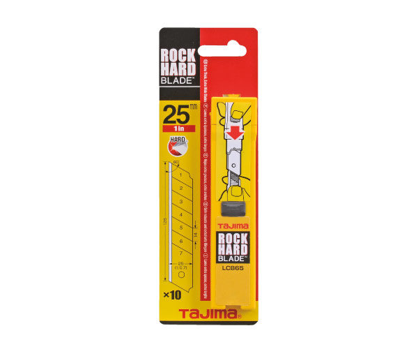 Reserveblad Tajima LCB65C/Y1; 25 mm; 10 stk