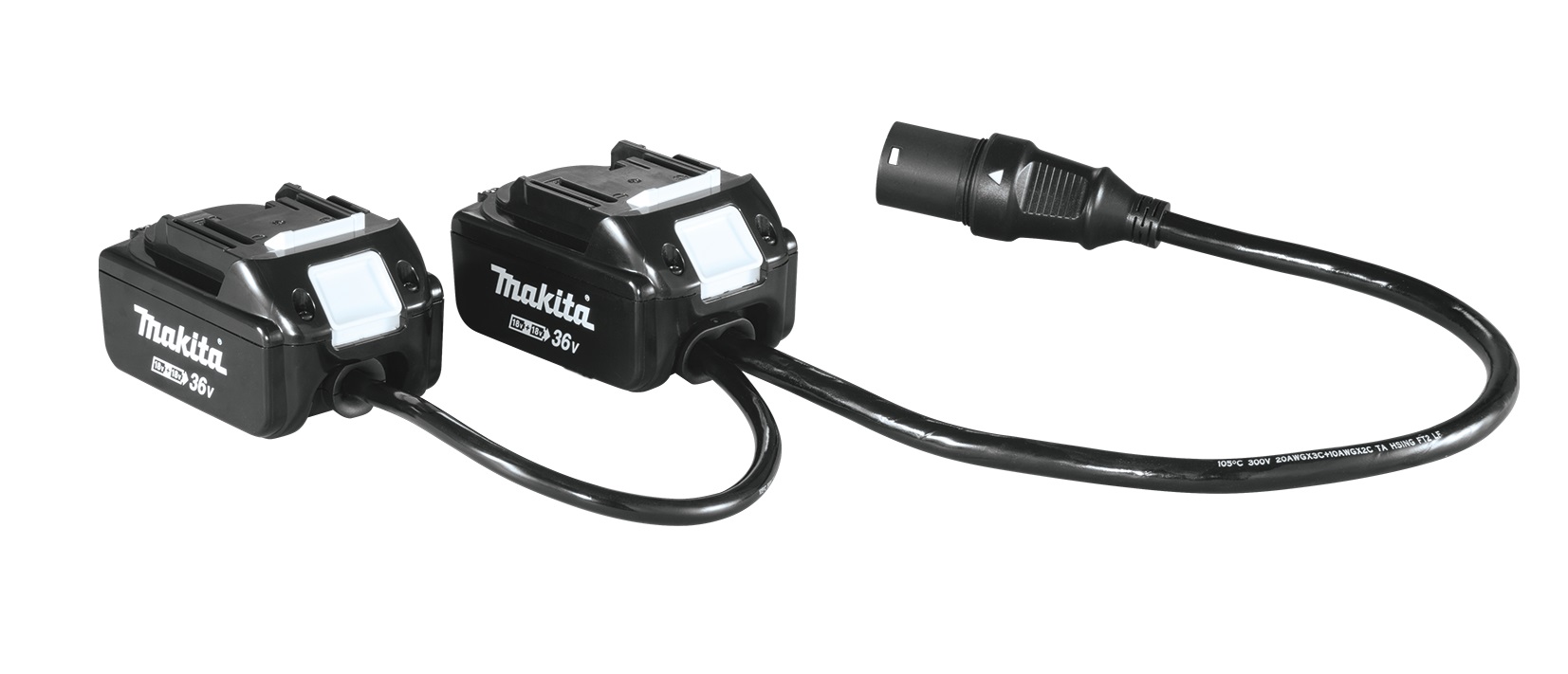 Batteriadapter Makita 191J51-5; 2x18 V