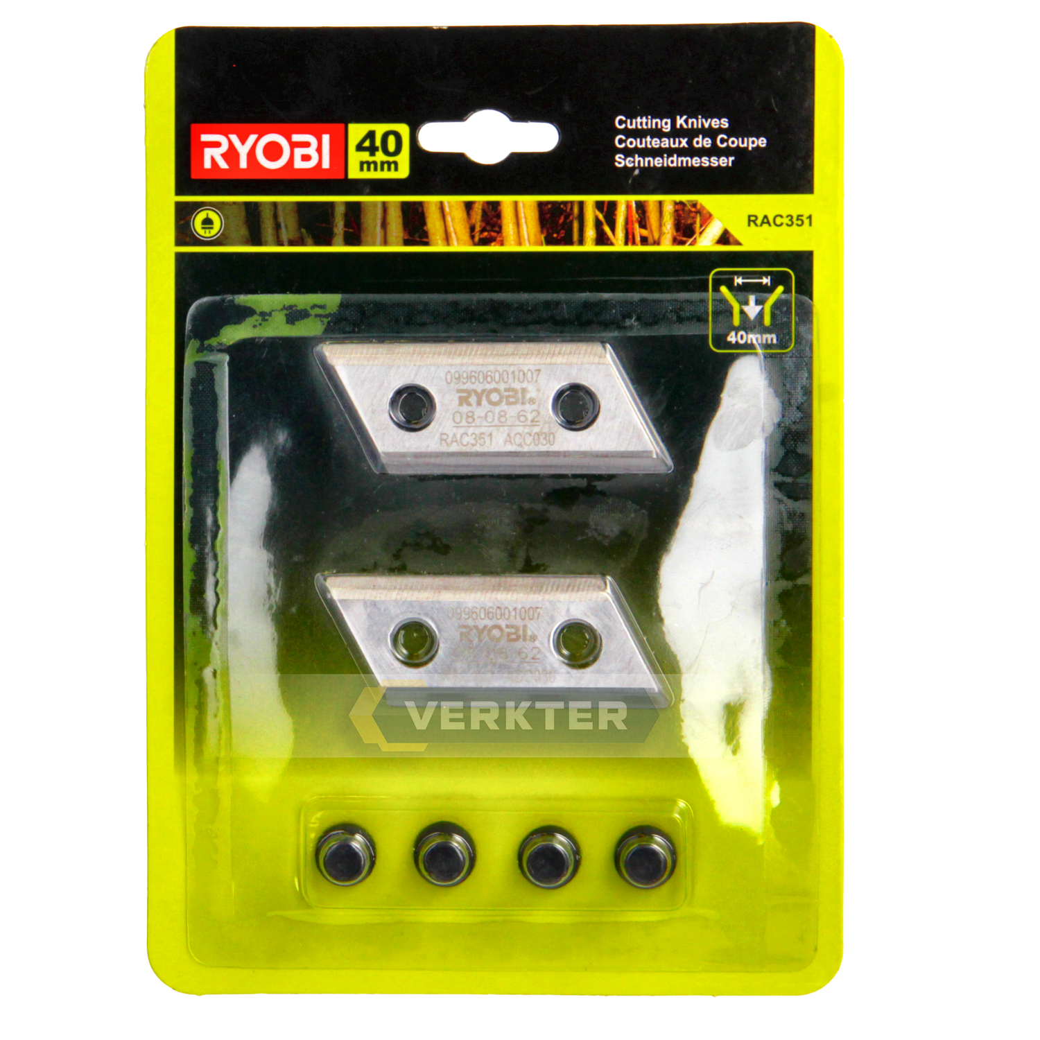 Reserveblad Ryobi RAC351; 2 stk