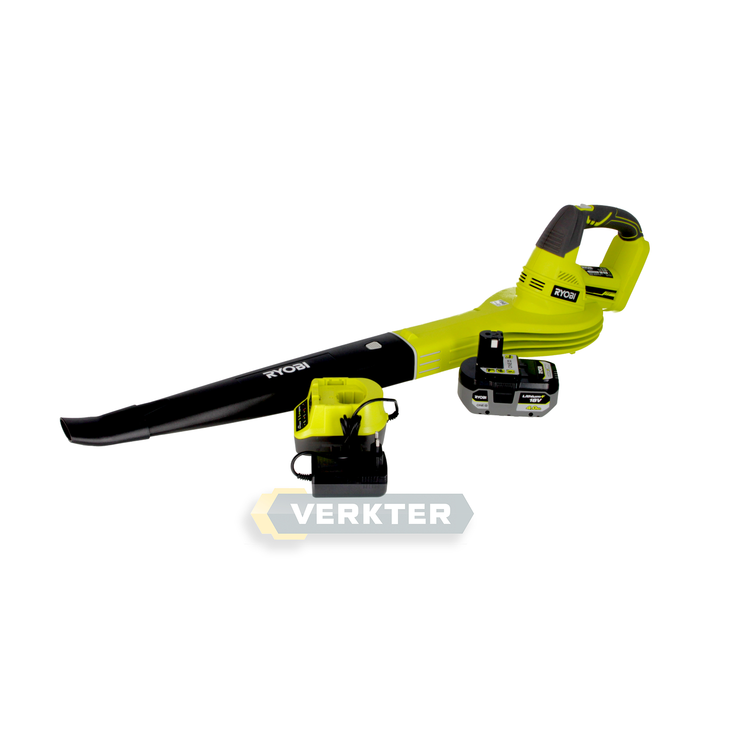 Batteridrevet løvblåser Ryobi RBL1820S40F; 18 V; 1x4,0 Ah batt.