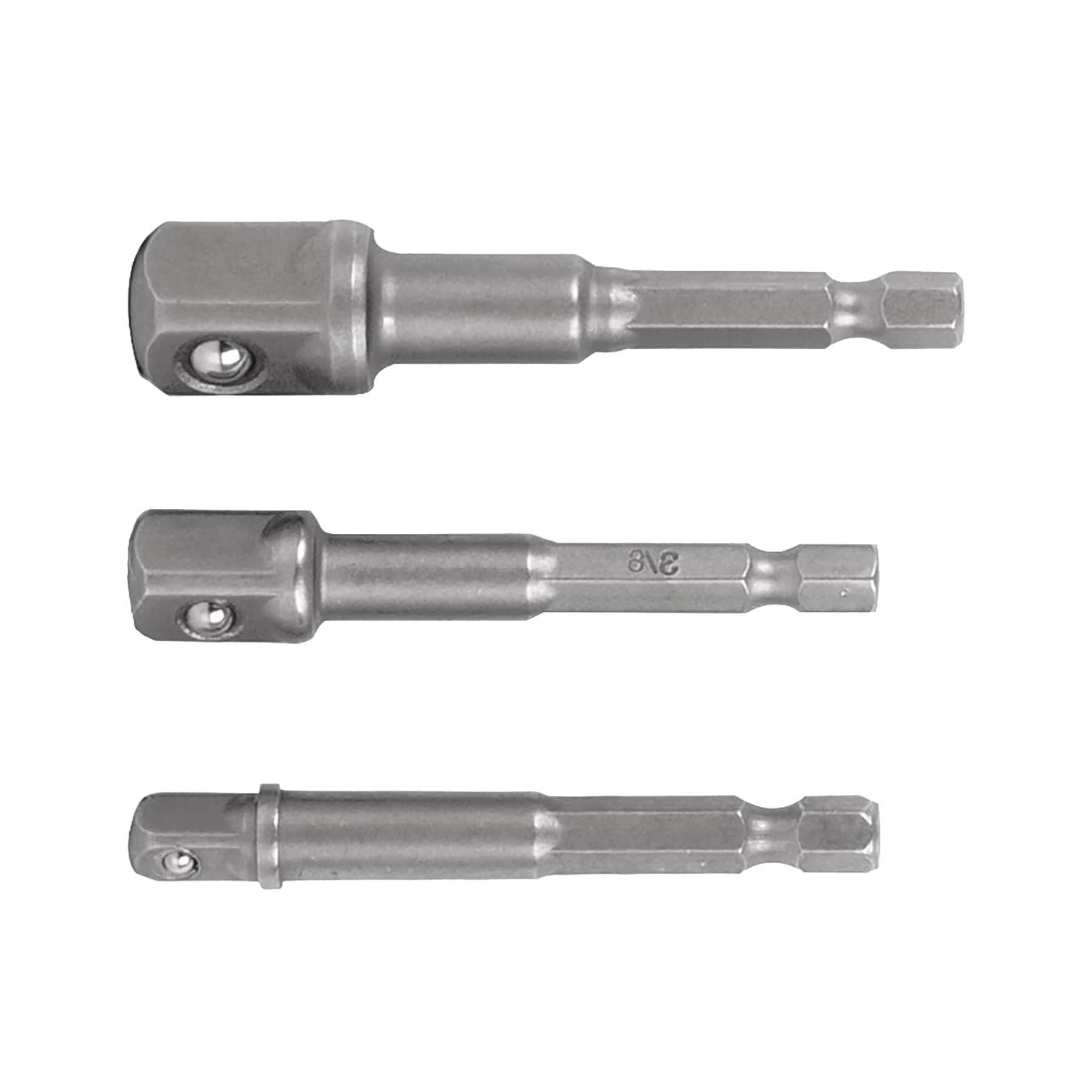 Adaptersett Truper ADA-3; 1/4''; 3/8''; 1/2''
