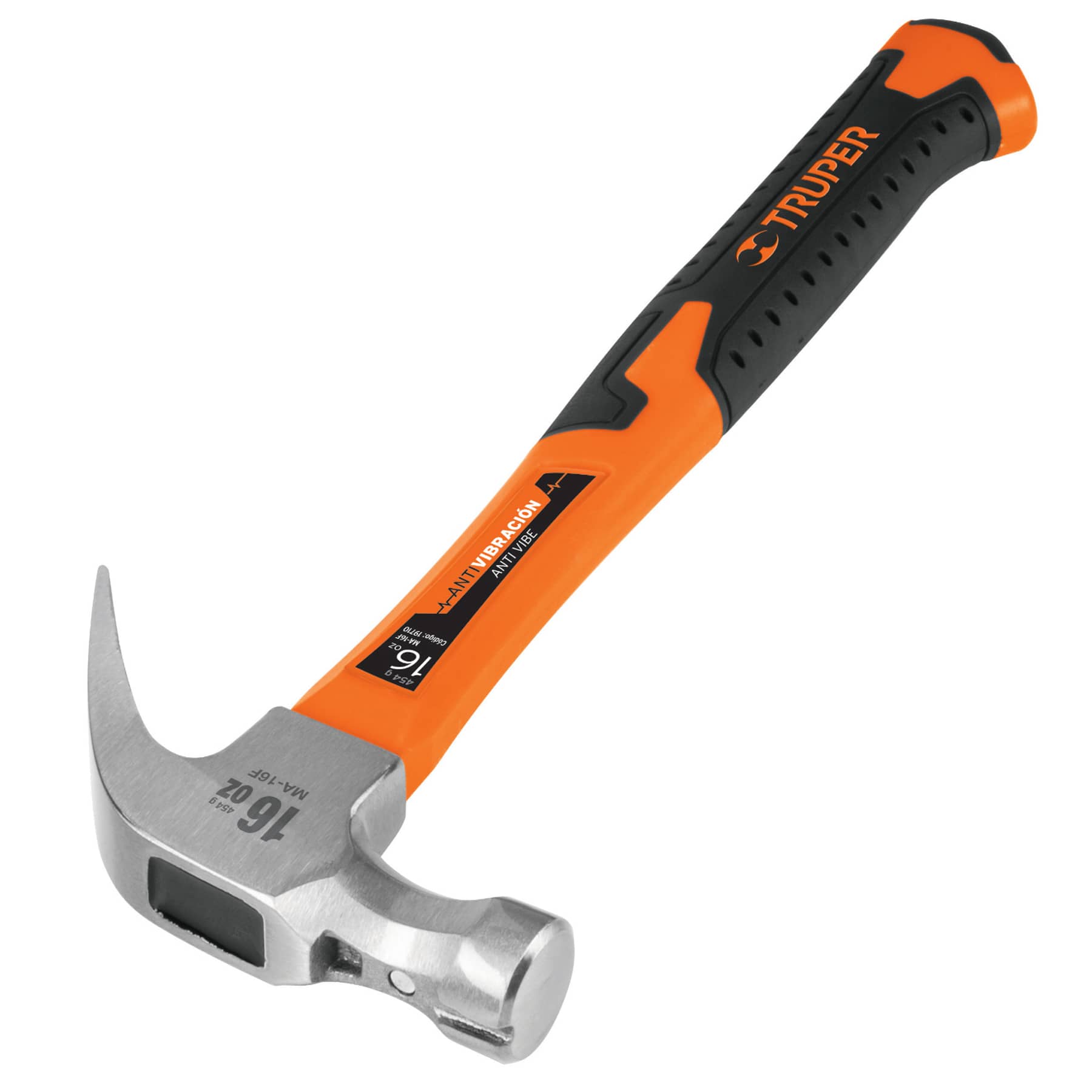 Hammer med spikertrekker Truper MA-16F; 450 gr
