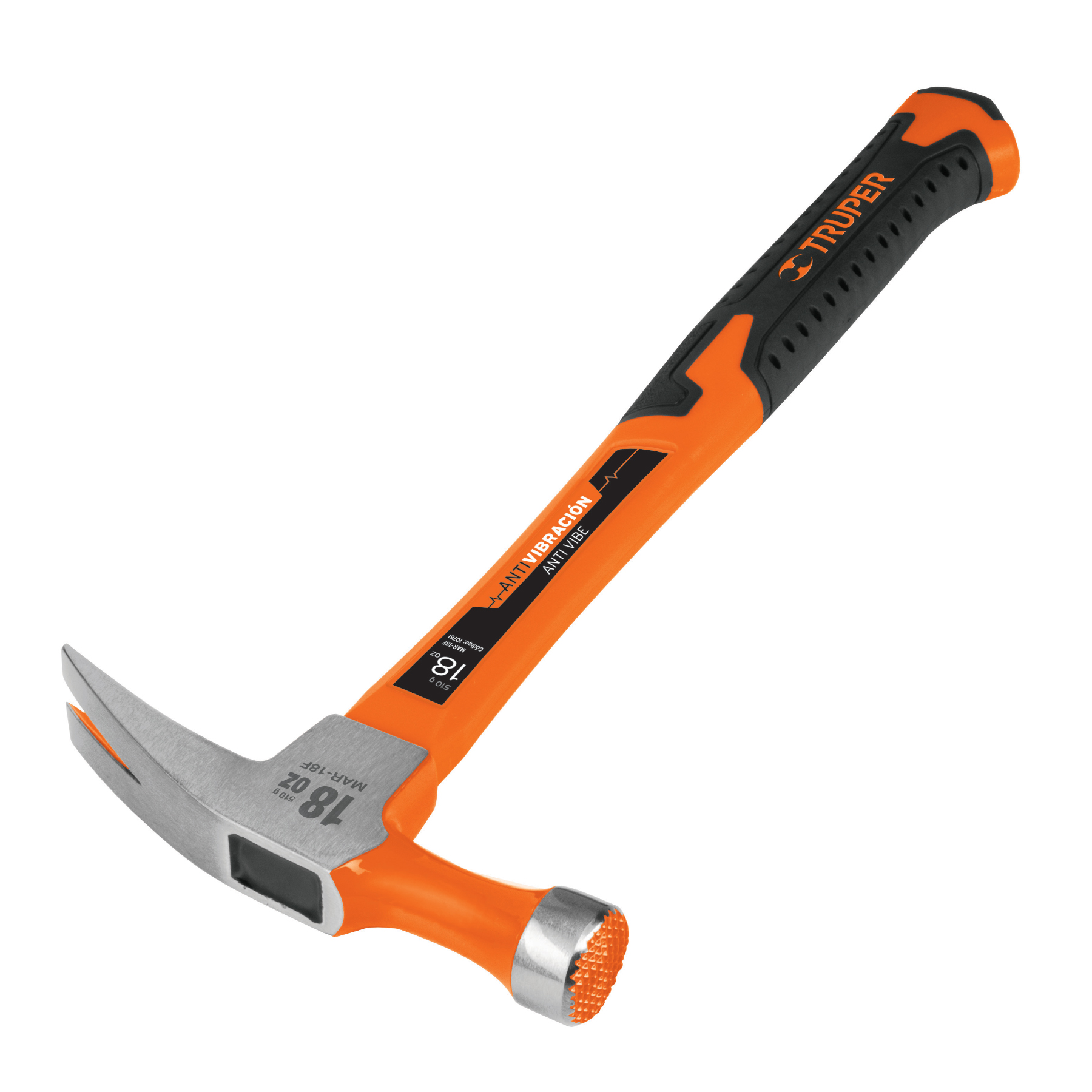 Hammer med spikertrekker Truper MAR-18F; 510 gr