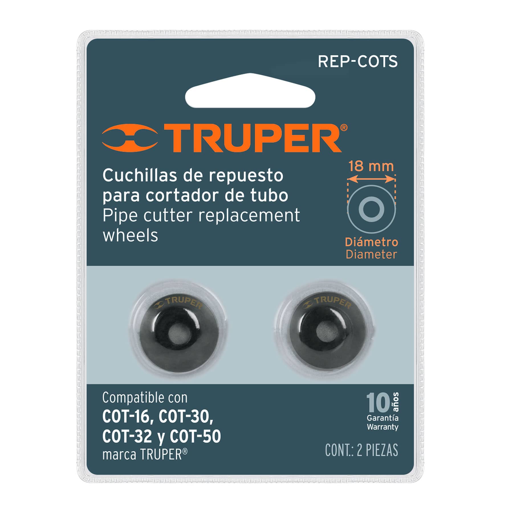 Skjærehjul Truper REP-COTS; 2 stk