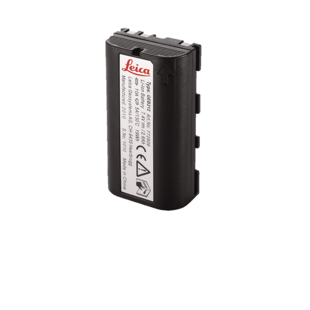 Batteri Leica GEB212; 7,4 V; 2,6 Ah; Li-ion