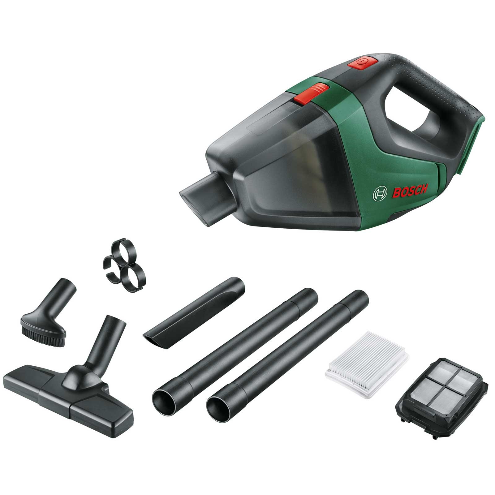 Trådløs støvsuger Bosch Universal Vac 18; 18 V (uten batteri og lader)