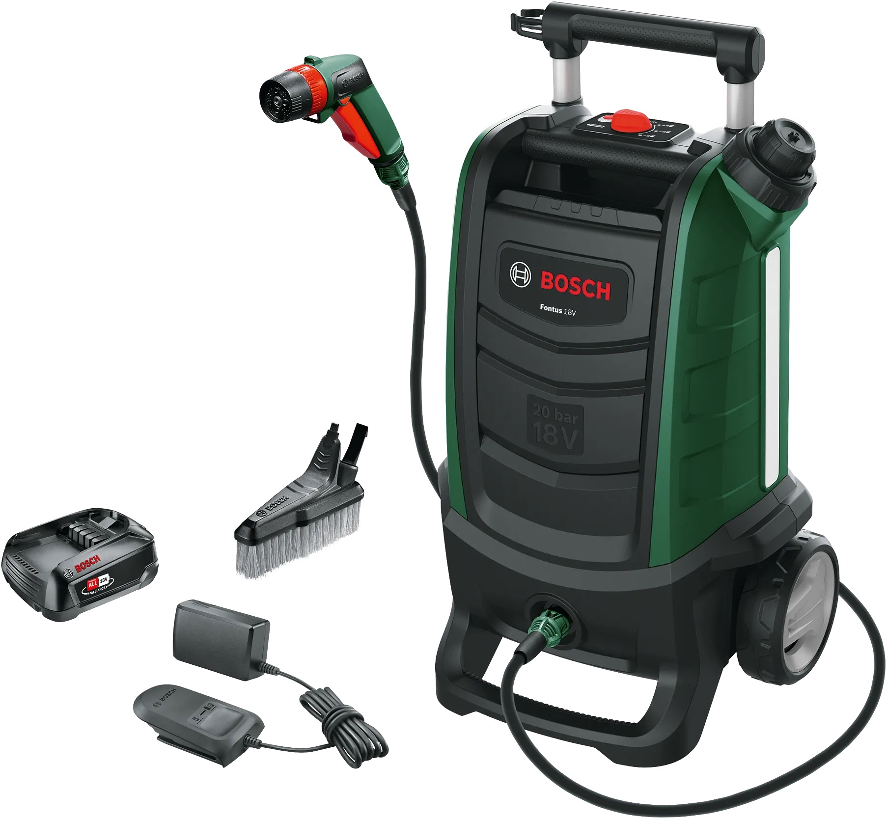 Rengjøringsutstyr Bosch Fontus GEN II; 18 V; 1x2,5 Ah batt.