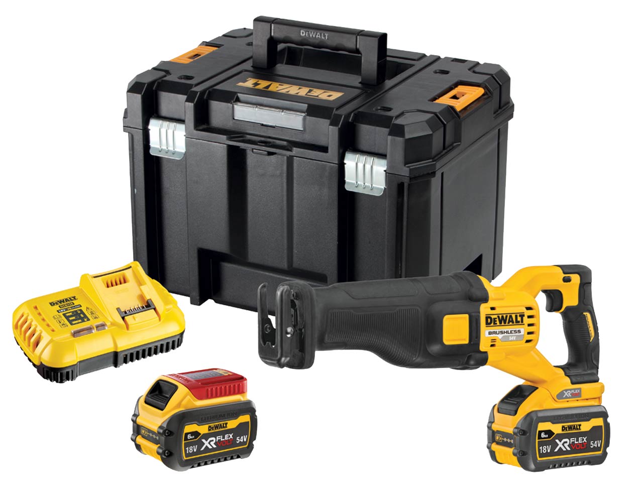 Tigersag DeWalt FlexVolt DCS389T2-QW; 54 V; 2x6,0 Ah batt.