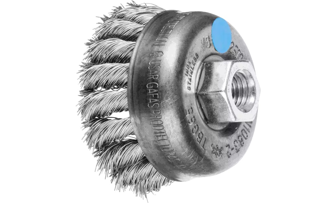 Koppbørste Pferd TBG Inox; 65 mm; M14;